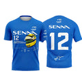 Limited Edition Ayrton Senna Commemorative Tee | Cool & Breathable Fabric for Hot Days | For Men and Youth FansLightweight