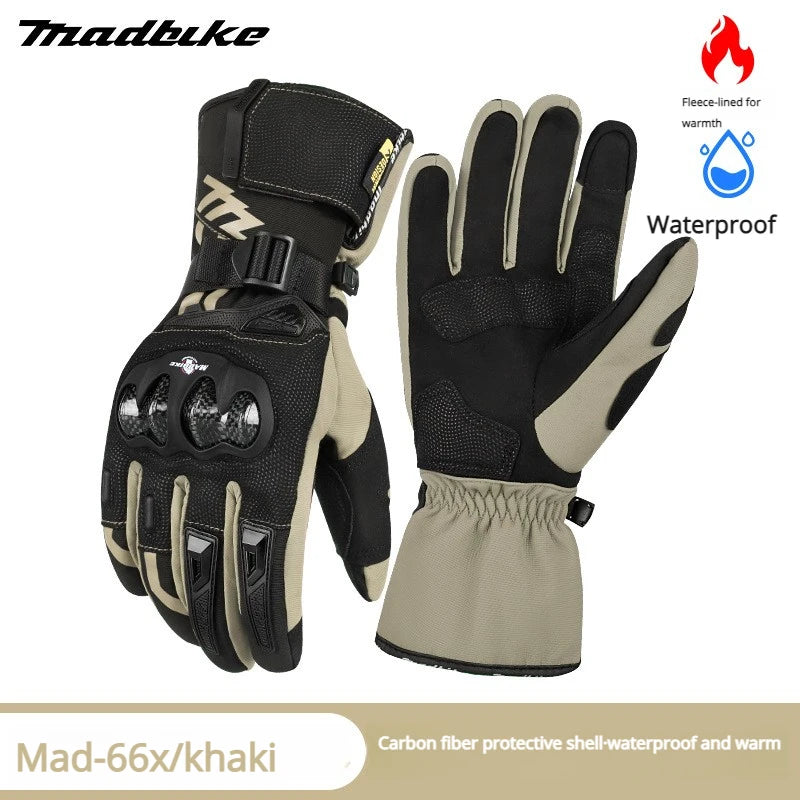 SUOMY Winter Waterproof Motorcycle Gloves Men Women Spring Autumn Motocross Biker Gloves Touch Screen Moto Cycling Gloves