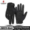 LYSCHY Motorcycle Gloves Winter Warm Full Finger Motorbike Gloves Abrasion Resistant Luvas Touch Screen Motocross Bike Guantes