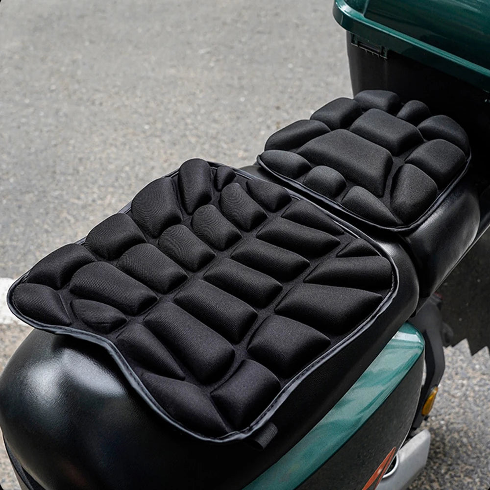set Motorcycle Fit for Seat Pad 3D Comfort Gel Cushion Fit for Seat Breathable Motor Universal Shock Absorbing Fit for Seat Cove