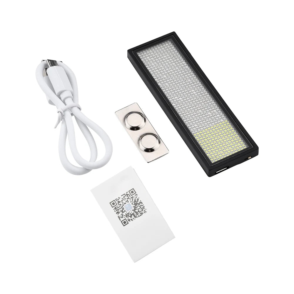LED Name Badge Multi-color LED Display DIY Programmable Scrolling Message Light Board Mobile Control Text Message Light Board