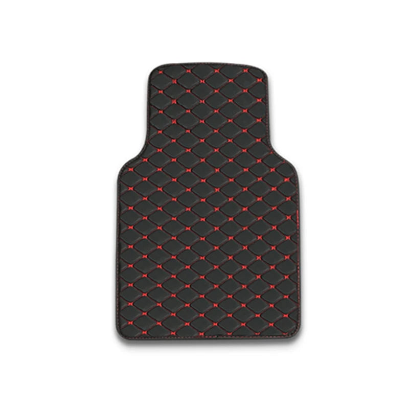 Universal Car Floor Mats Artifical Leather Fit 98% Auto Parts Models Interior Accessories Foot Pads Rugs Custom Cover Waterproof