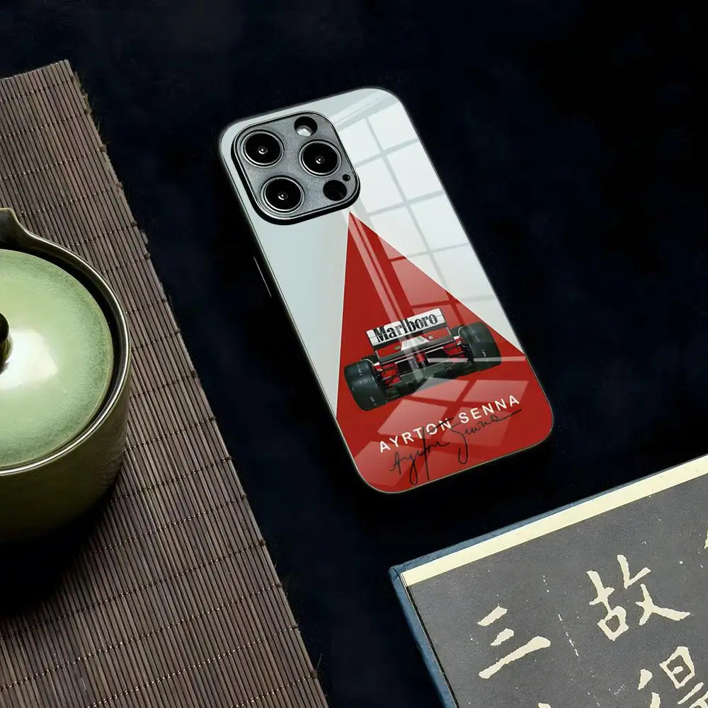 Ayrton Senna F1 Phone Case For Iphone 17 16 15 13 12 14 11 Pro Max Mini X Xr Xs 8 7 Puls Comfortable 6 Glass Luxury Coque