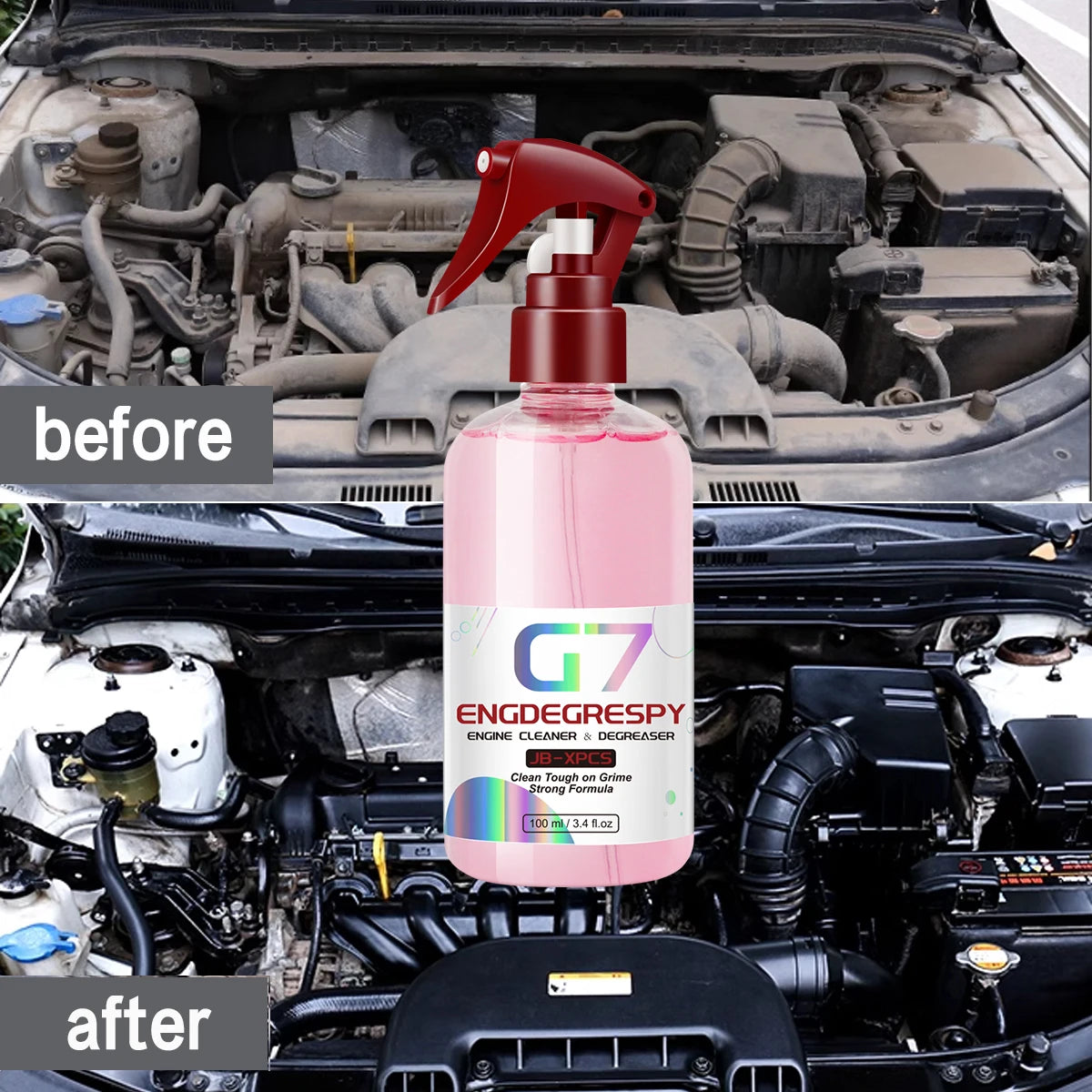 Engine Bay Cleaner Powerful Decontamination Cleaning Oil Dust Grease Remover Car Renovate Product G7 ENGDEGRESPY