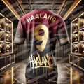 Premium Haaland Special Edition Fan Jersey – Luxury Printed Quick Drying Sports Shirt for Men,Outdoor Fashion T-shirt