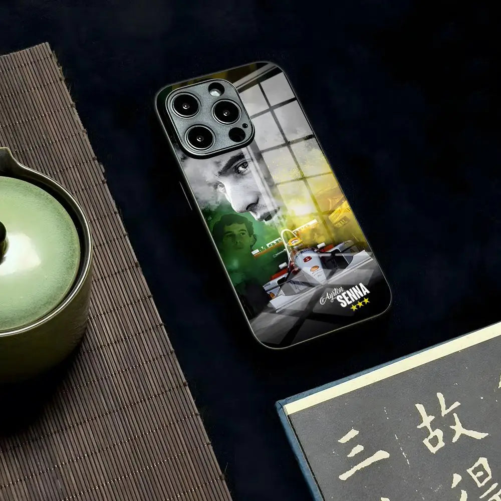 Ayrton Senna F1 Phone Case For Iphone 17 16 15 13 12 14 11 Pro Max Mini X Xr Xs 8 7 Puls Comfortable 6 Glass Luxury Coque