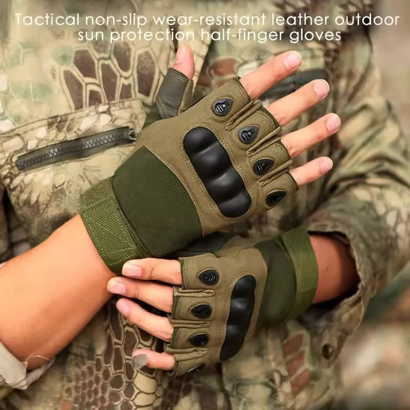 Half Finger Cycling Tactical Gloves Outdoor Men Gloves Women Sports Shooting Hunting Motorcycle Bike Glove Accessories