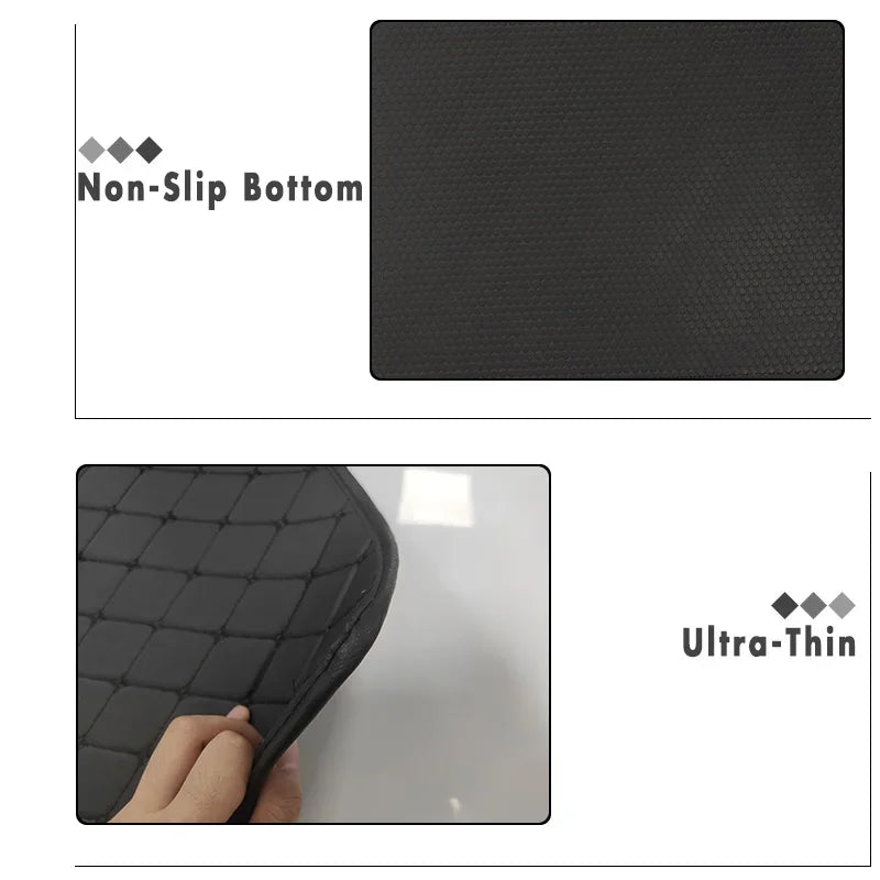 Universal Car Floor Mats Artifical Leather Fit 98% Auto Parts Models Interior Accessories Foot Pads Rugs Custom Cover Waterproof