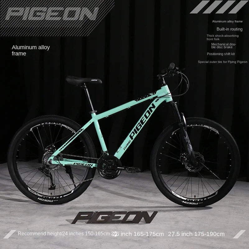 WolFAce 24/26 Inch Mountain Bike Off-road Bike for Adults And Teenagers Aluminum Frame Road Racing Bike
