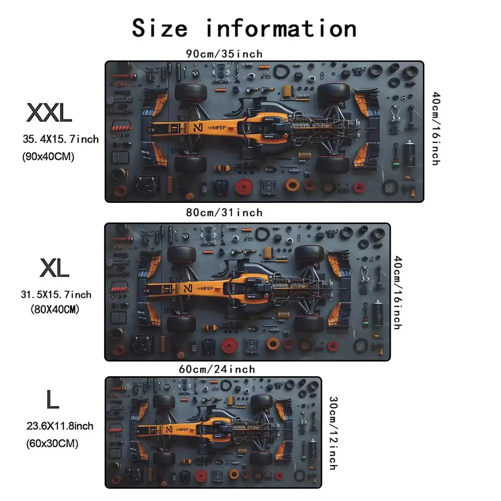 Racing Car parts Mouse Pad  XXL Mousepad Computer Keyboard Pad Mouse Mat Gamer Soft Office Carpet Table Mat Desktop desk Pads