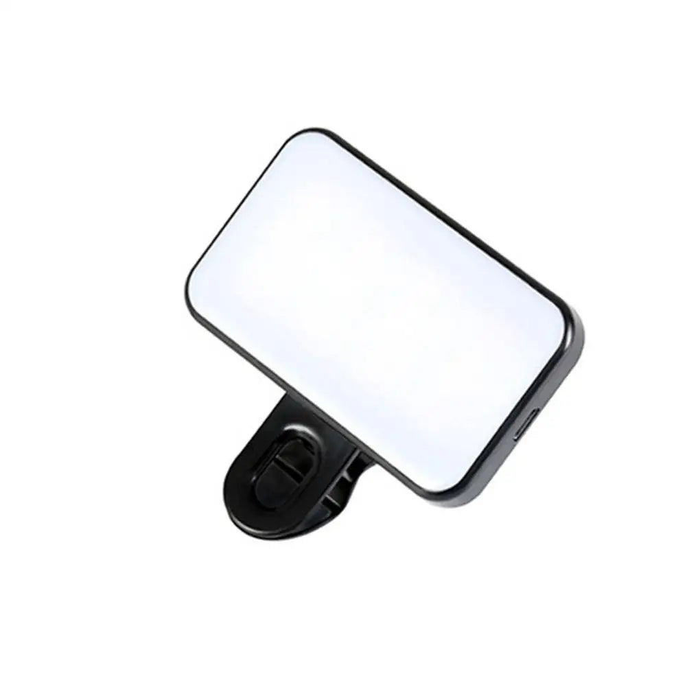 Portable Mini LED Selfie Fill Light 3 Modes Adjustable Brightness Rechargeable Lamp For Mobile Phone Computer Live Video Light